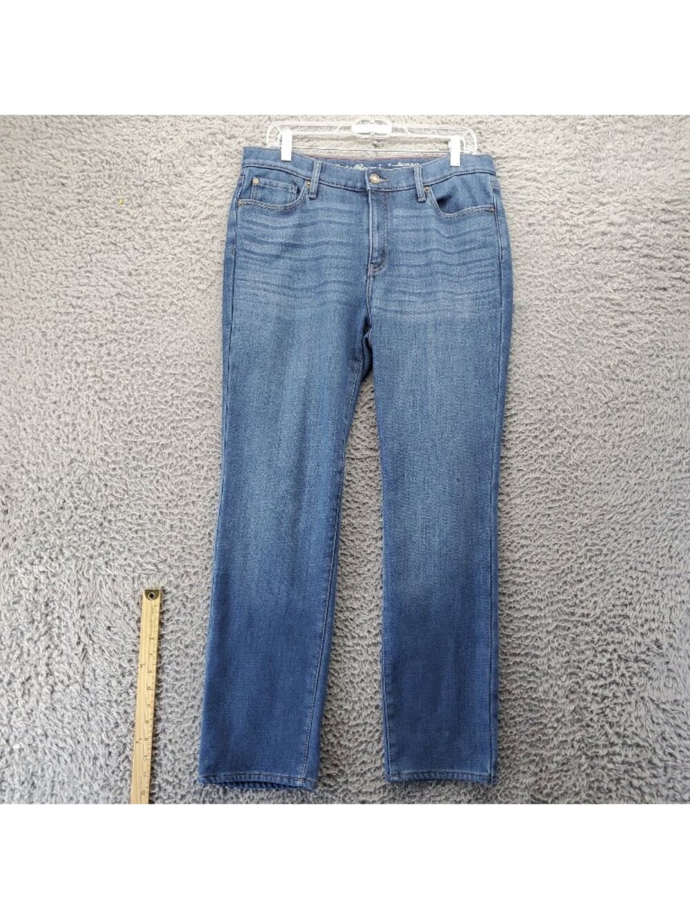 Eddie Bauer Jeans Womens Size 10 Blue Boyfriend Relaxed Fit Cotton Blend